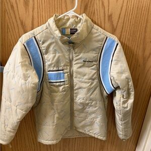 Columbia Kids Beige and Blue Jacket